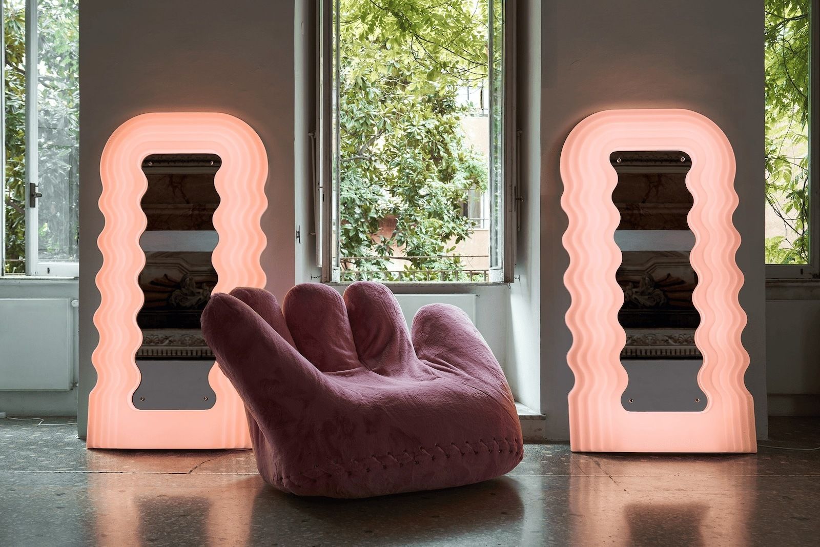 Ultrafragola-Spiegel von Ettore Sottsass