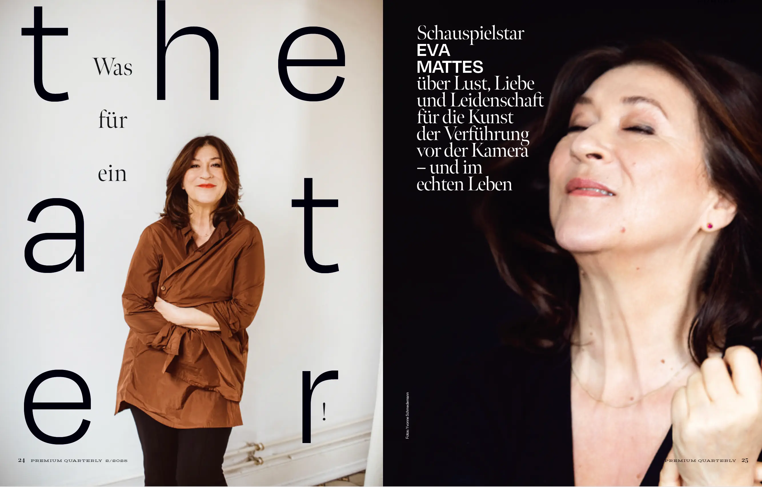 Eva Mattes in Premium Quarterly
