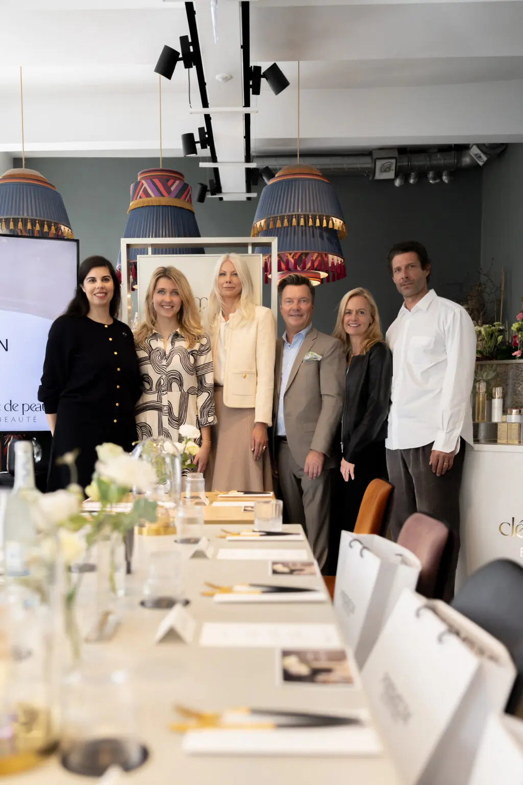 Exciting talk, radiant guests