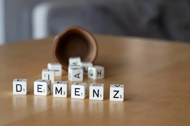 Buchstaben Demenz 
