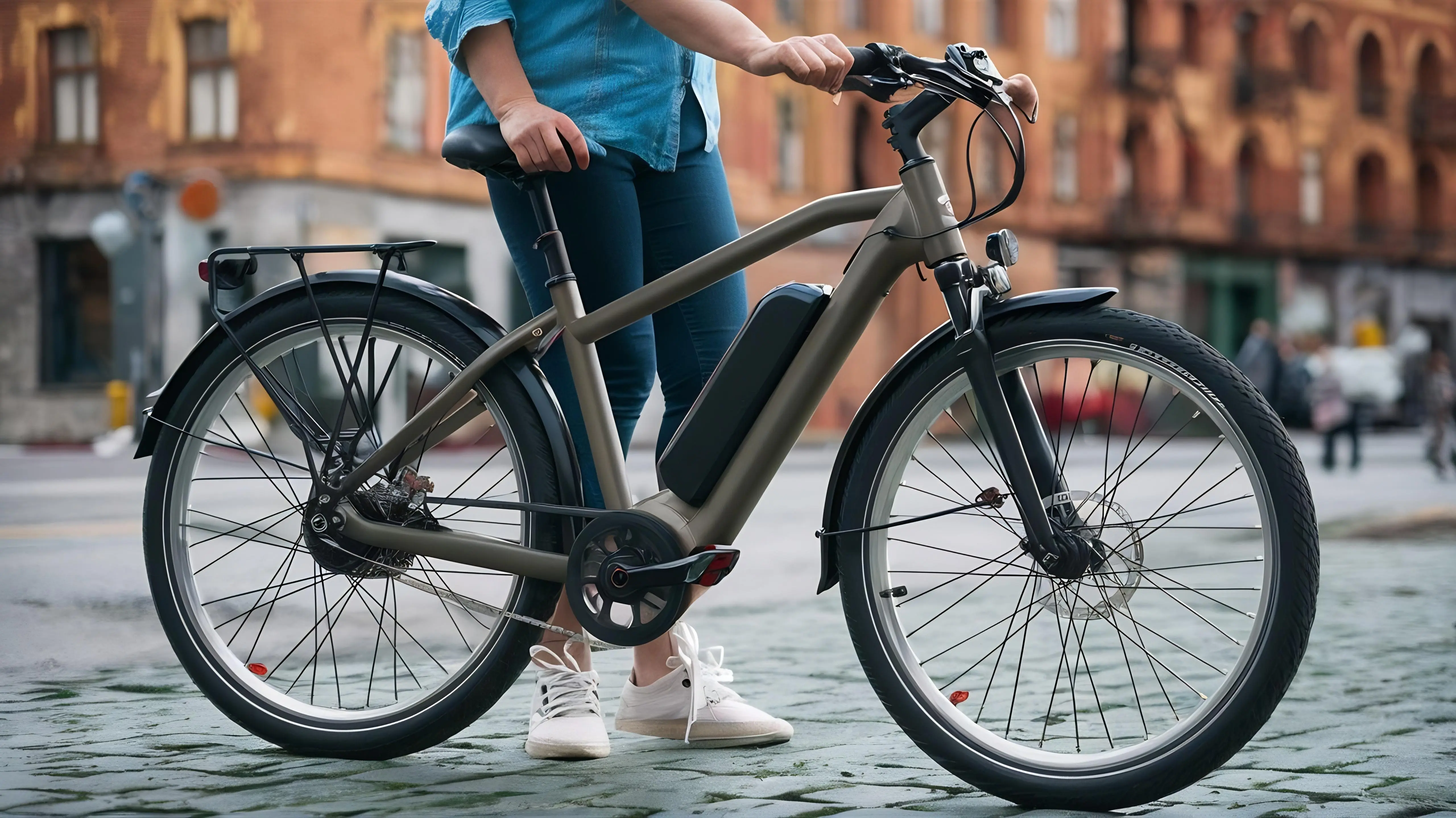 Close Up Elektro Bike