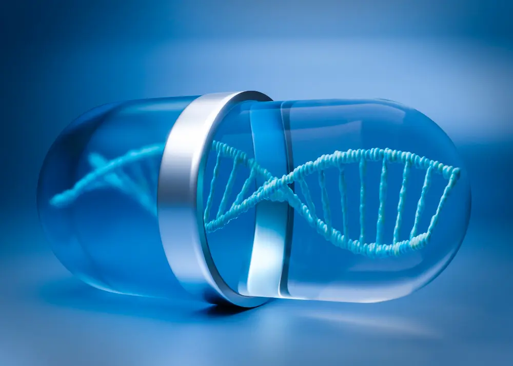 DNA in Glaskapsel Epigenetik