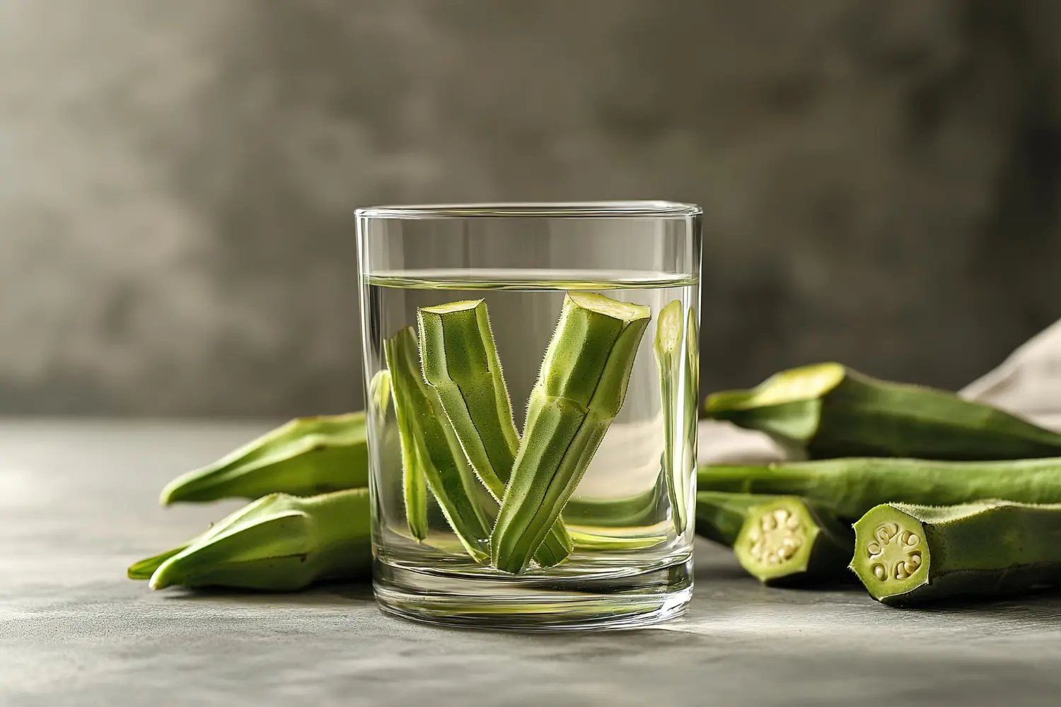 Okra Wasser Trend Blutzucker