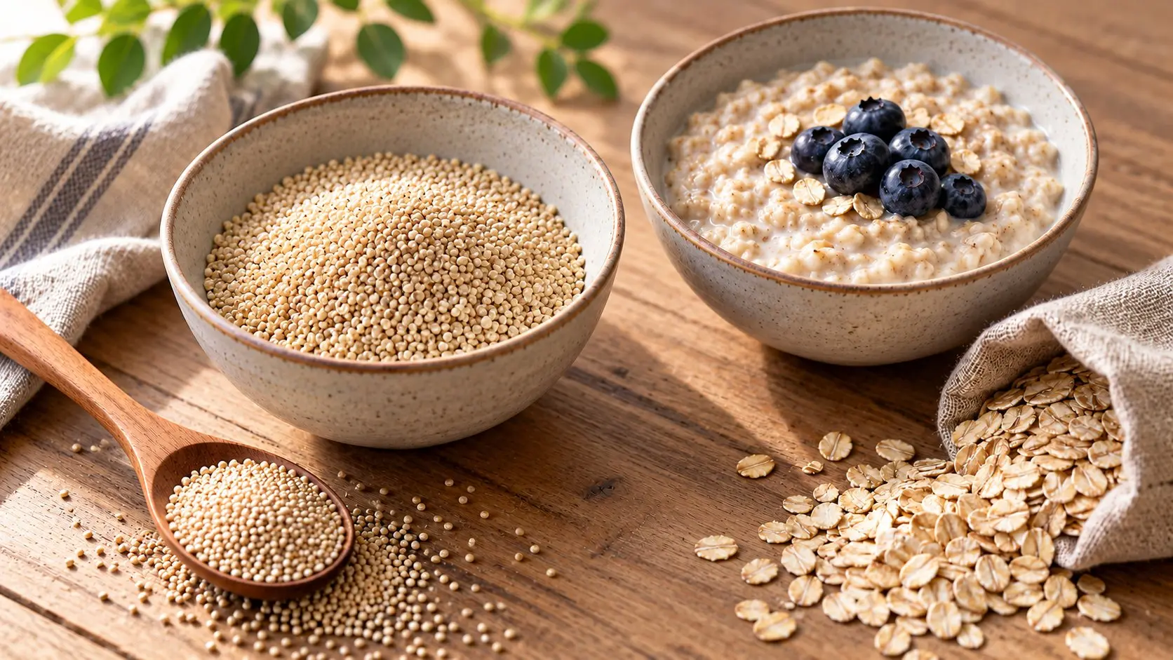 Quinoa Haferflocken was ist gesünder