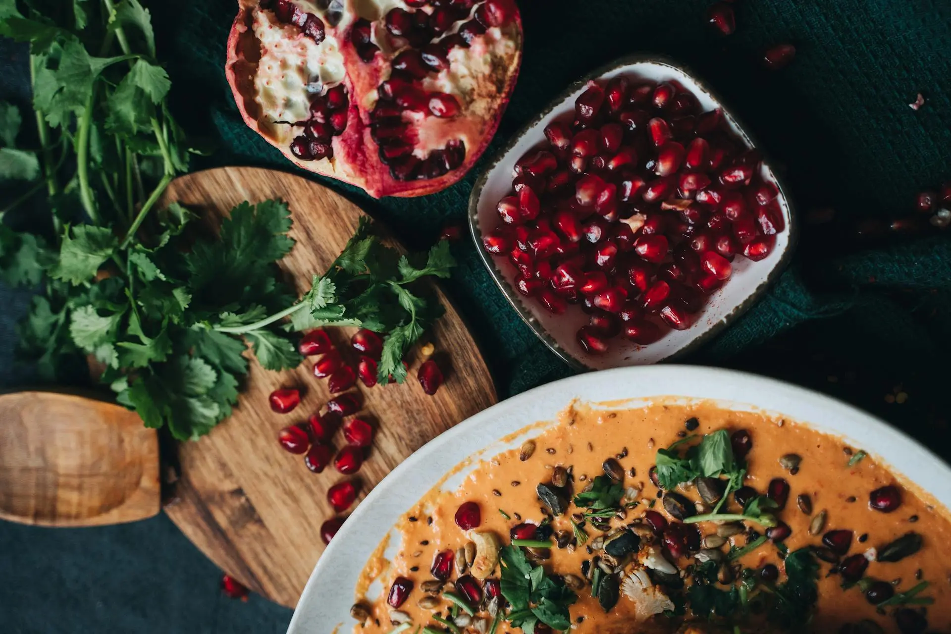 Herbstliche Superfoods, Kürbis, Granatapfel, Birnen, Äpfel, Gesundheit